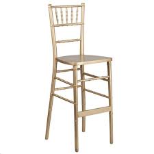 Chivari Gold Bar Stool
